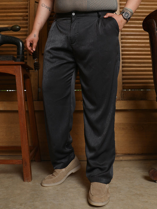 Velvet Pleated Trousers