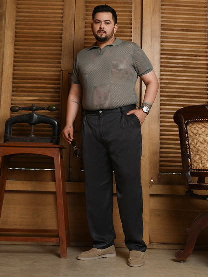 Velvet Pleated Trousers