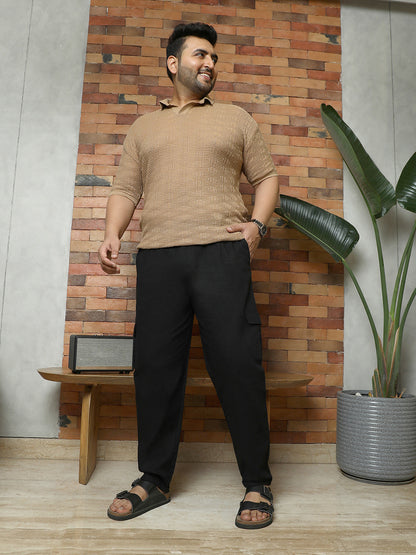 Pleated Utility-Tapered Trousers