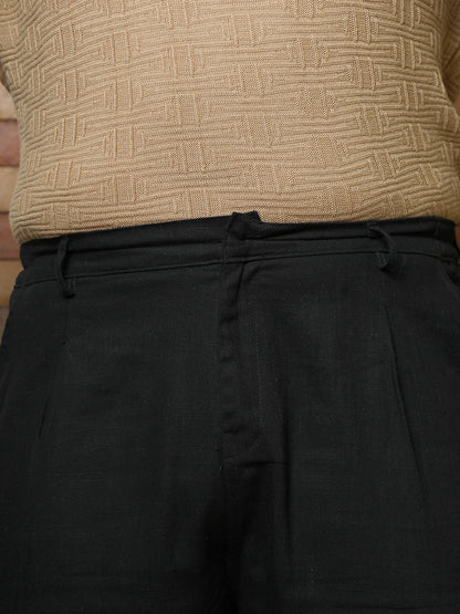 Pleated Utility-Tapered Trousers
