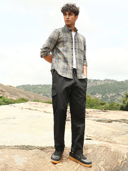 Pleated Utility-Tapered Trousers