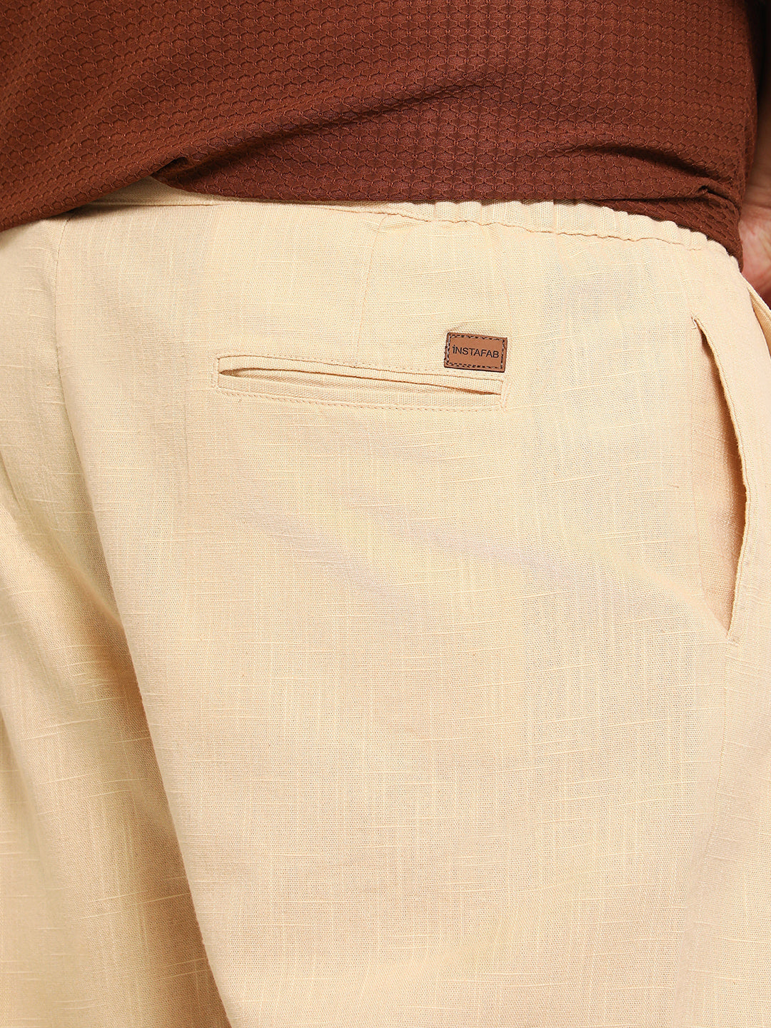 Pleated Extended-Button Trousers