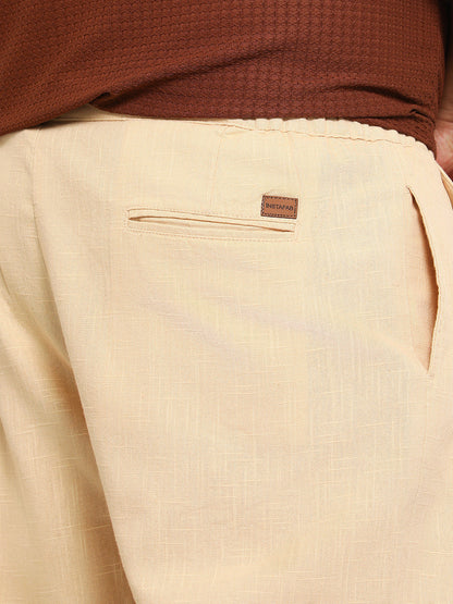 Pleated Extended-Button Trousers