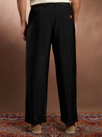 Pleated Cuffed Trousers