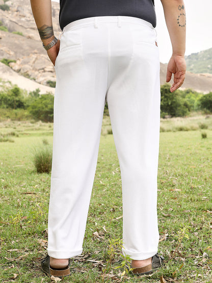 Twill-Pleated Trousers