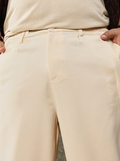 Twill-Panelled Chino Trousers