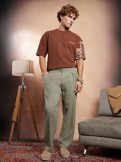 Linen-Blend Cigrette Trousers