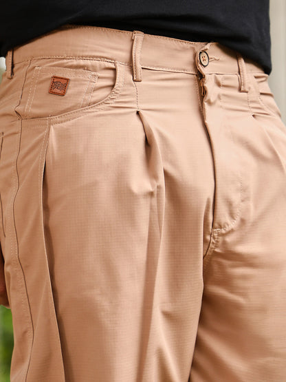 Panelled-Tapered Trousers