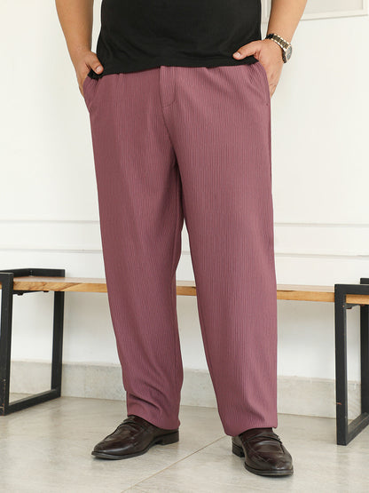 Tactile-Lined Cigrette Trousers
