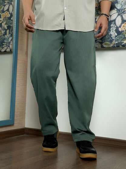 Double-Pleated Tailored Trousers