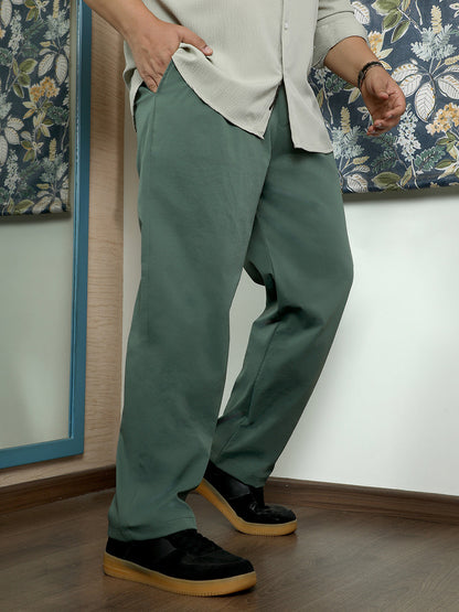 Double-Pleated Tailored Trousers