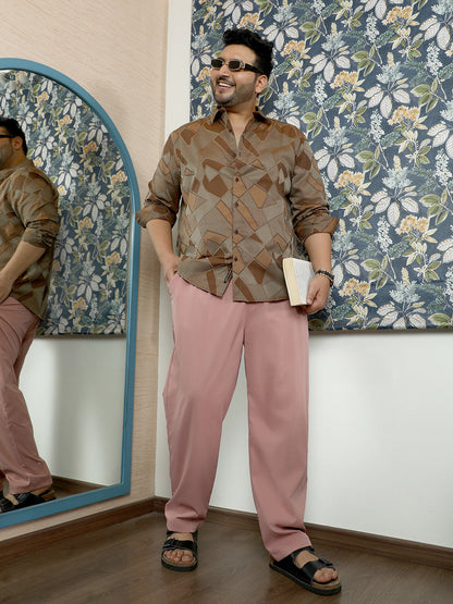 Double-Pleated Tailored Trousers