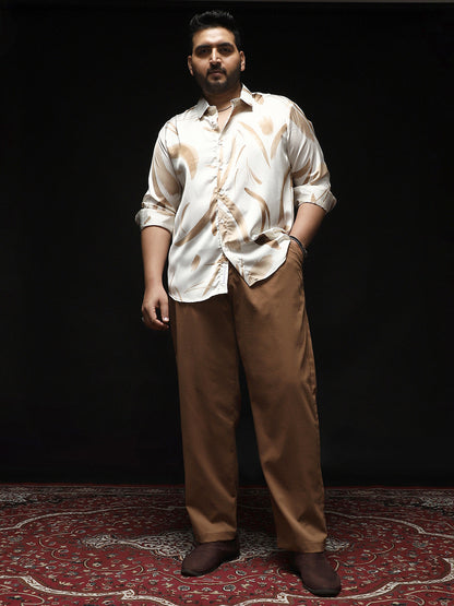 Double-Pleated Tailored Trousers