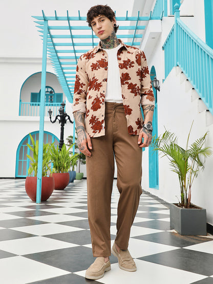 Double-Pleated Tailored Trousers