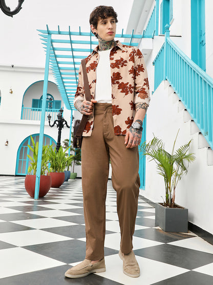 Double-Pleated Tailored Trousers