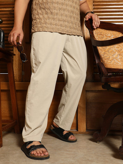 Double-Pleated Tailored Trousers