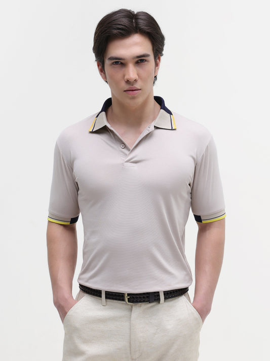Contrast Collar Regular Fit Polo