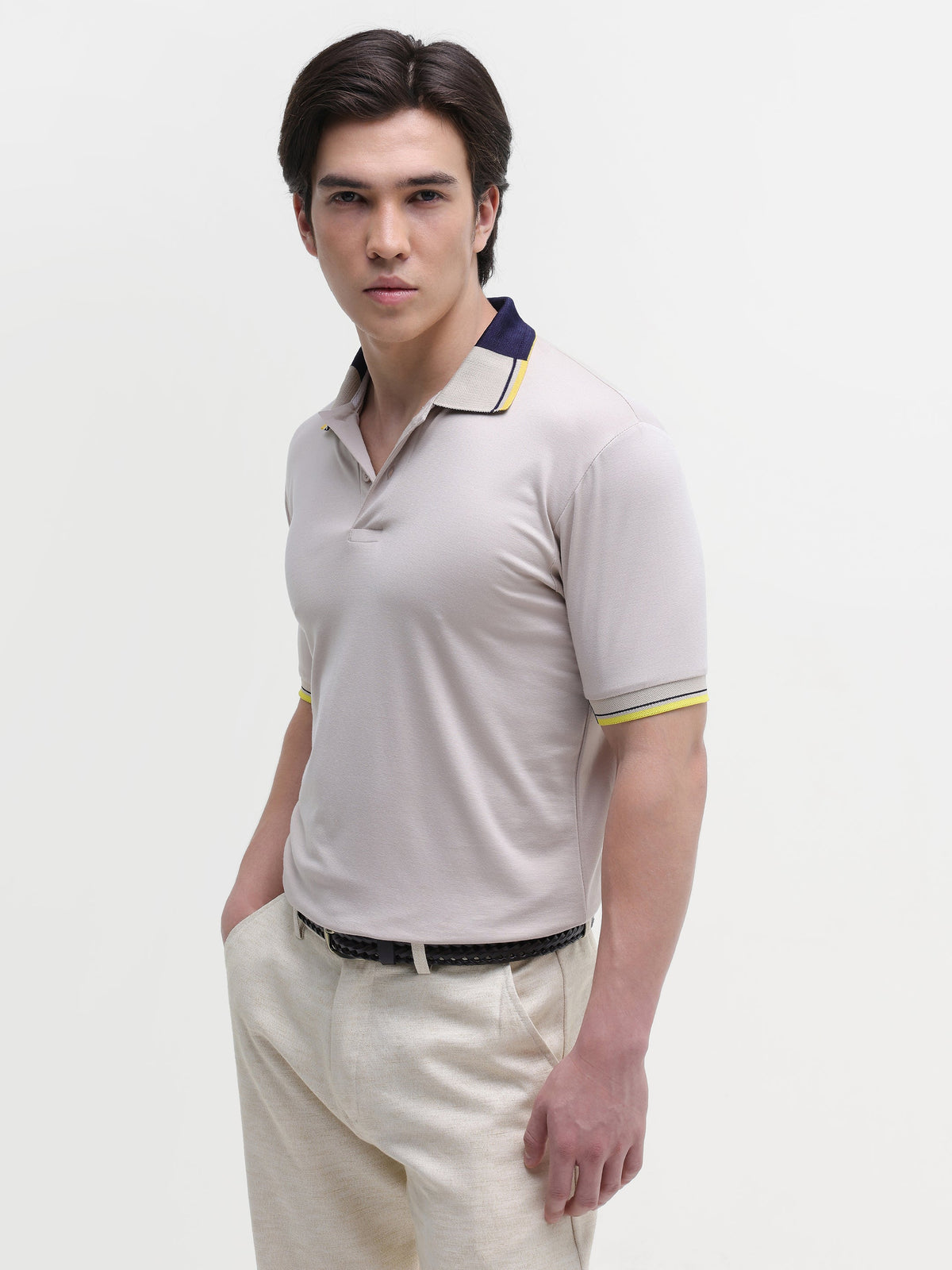 Contrast Collar Regular Fit Polo