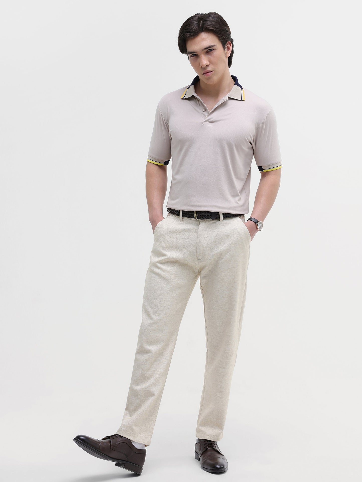 Contrast Collar Regular Fit Polo