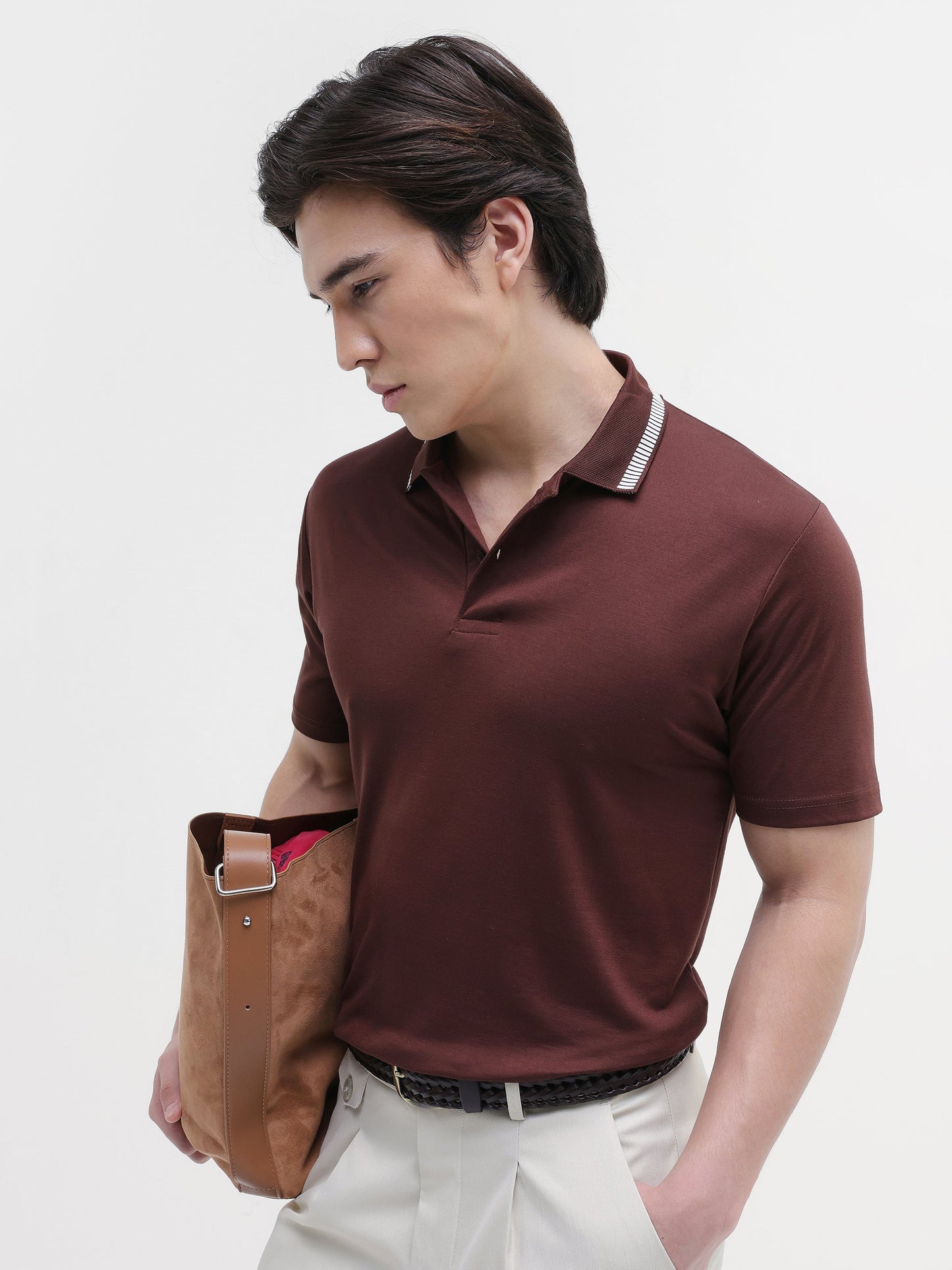 Soild Regular Fit Polo
