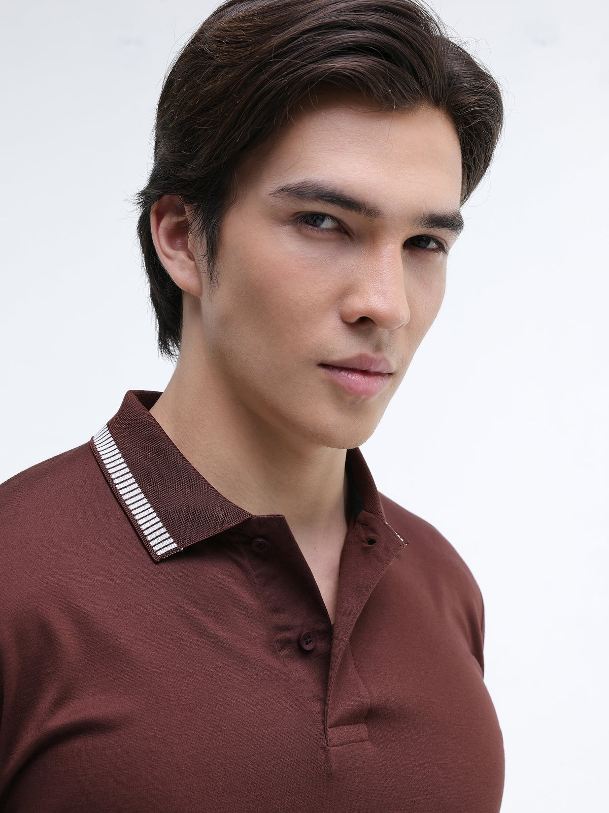 Soild Regular Fit Polo