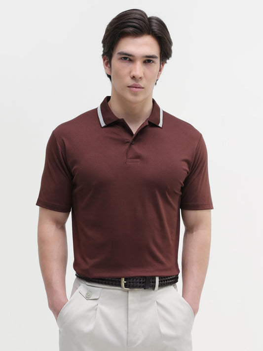Soild Regular Fit Polo