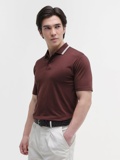 Soild Regular Fit Polo