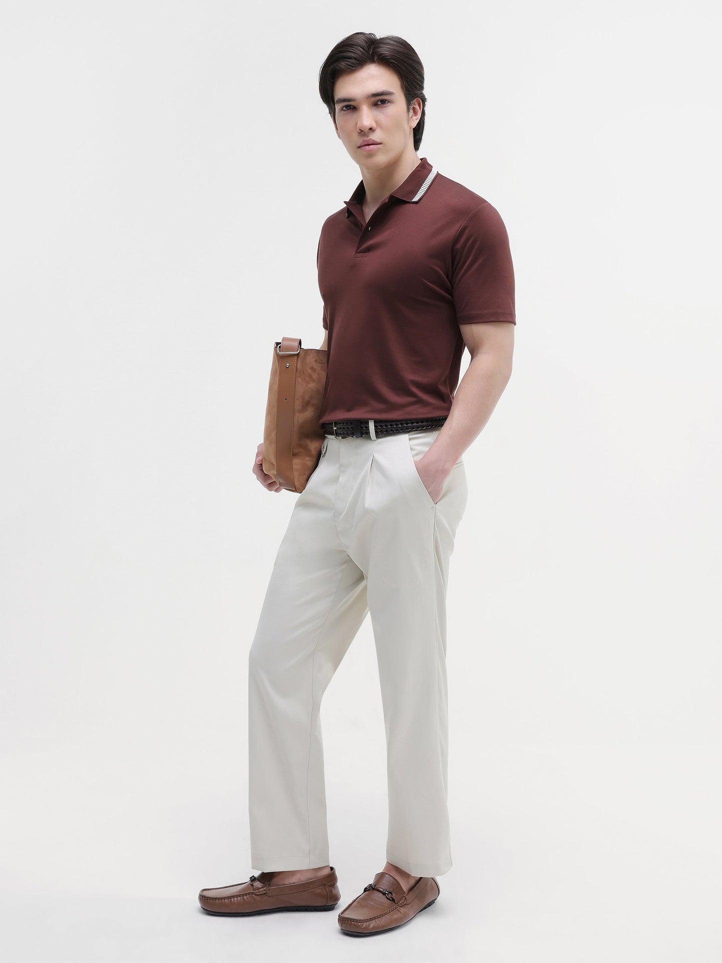 Soild Regular Fit Polo