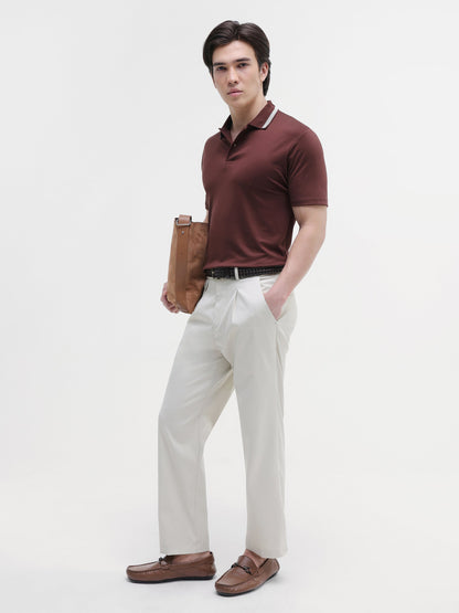 Soild Regular Fit Polo