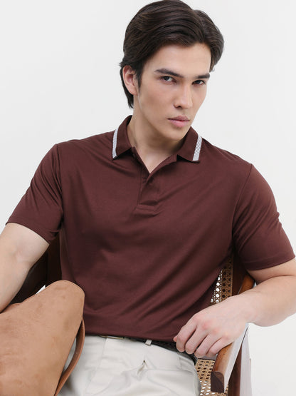 Soild Regular Fit Polo