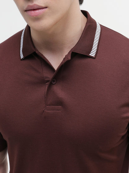 Soild Regular Fit Polo