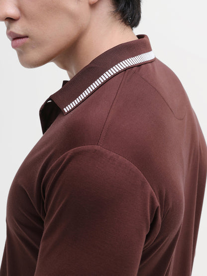 Soild Regular Fit Polo