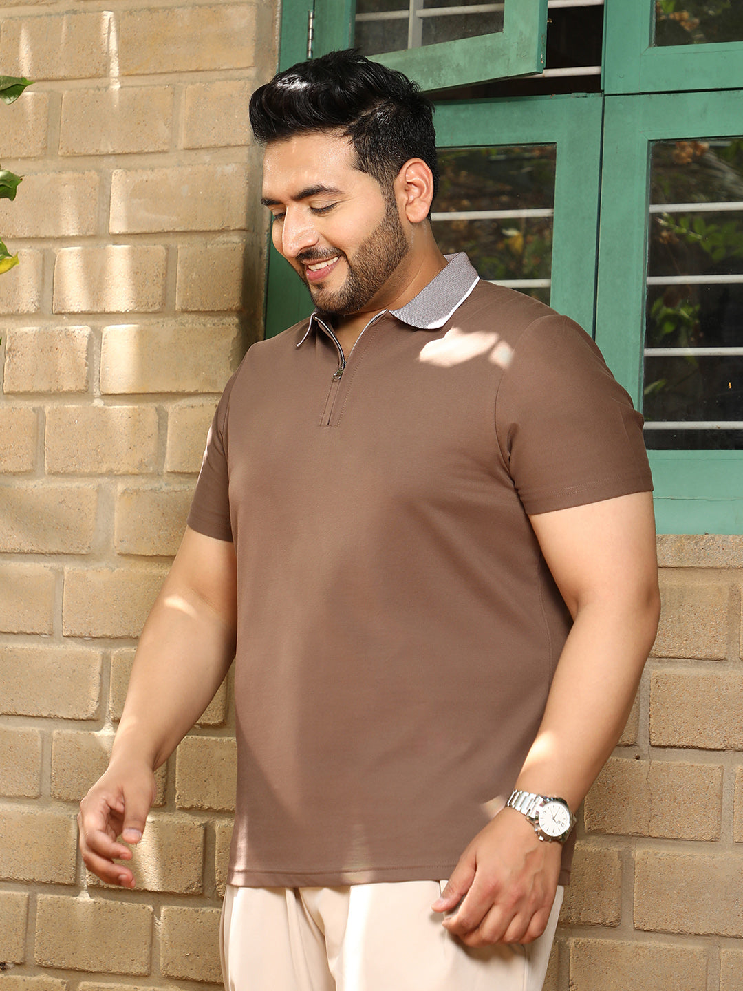 Solid Polo T-Shirt