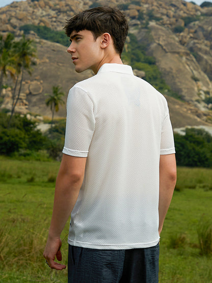 Warp-Tactile Polo T-Shirt
