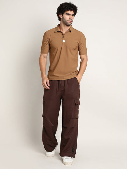 Seamless Waffle Polo T-Shirt