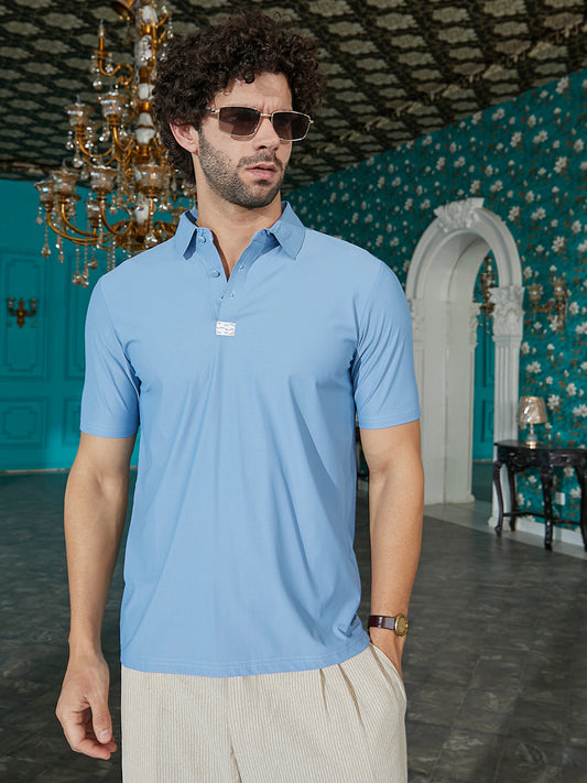 Seamless Waffle Polo T-Shirt