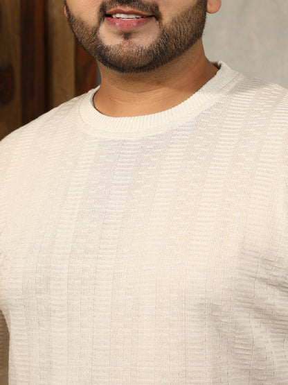 Dash-Ribbed T-Shirt