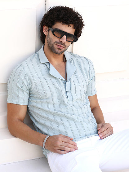 Wicker-Tactile Polo T-Shirt