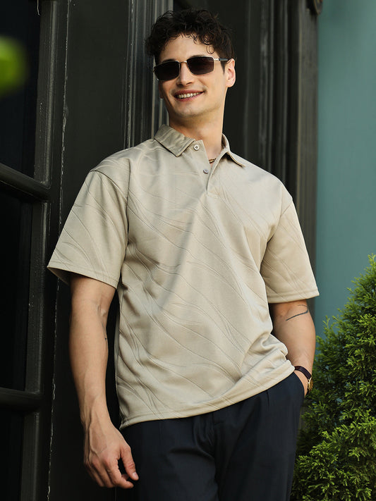 Scratch-Tactile Polo T-Shirt