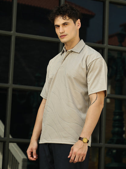 Scratch-Tactile Polo T-Shirt