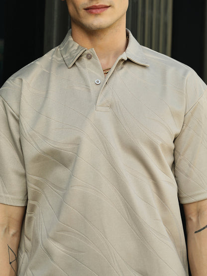 Scratch-Tactile Polo T-Shirt