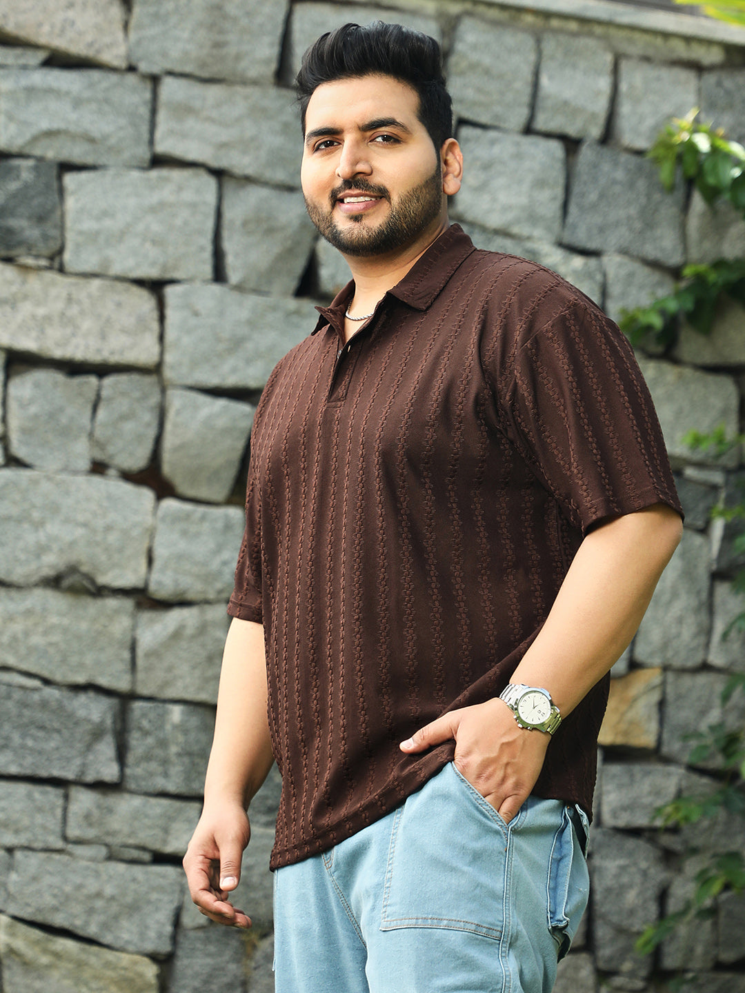 Spiralknot-Tactile Polo T-Shirt