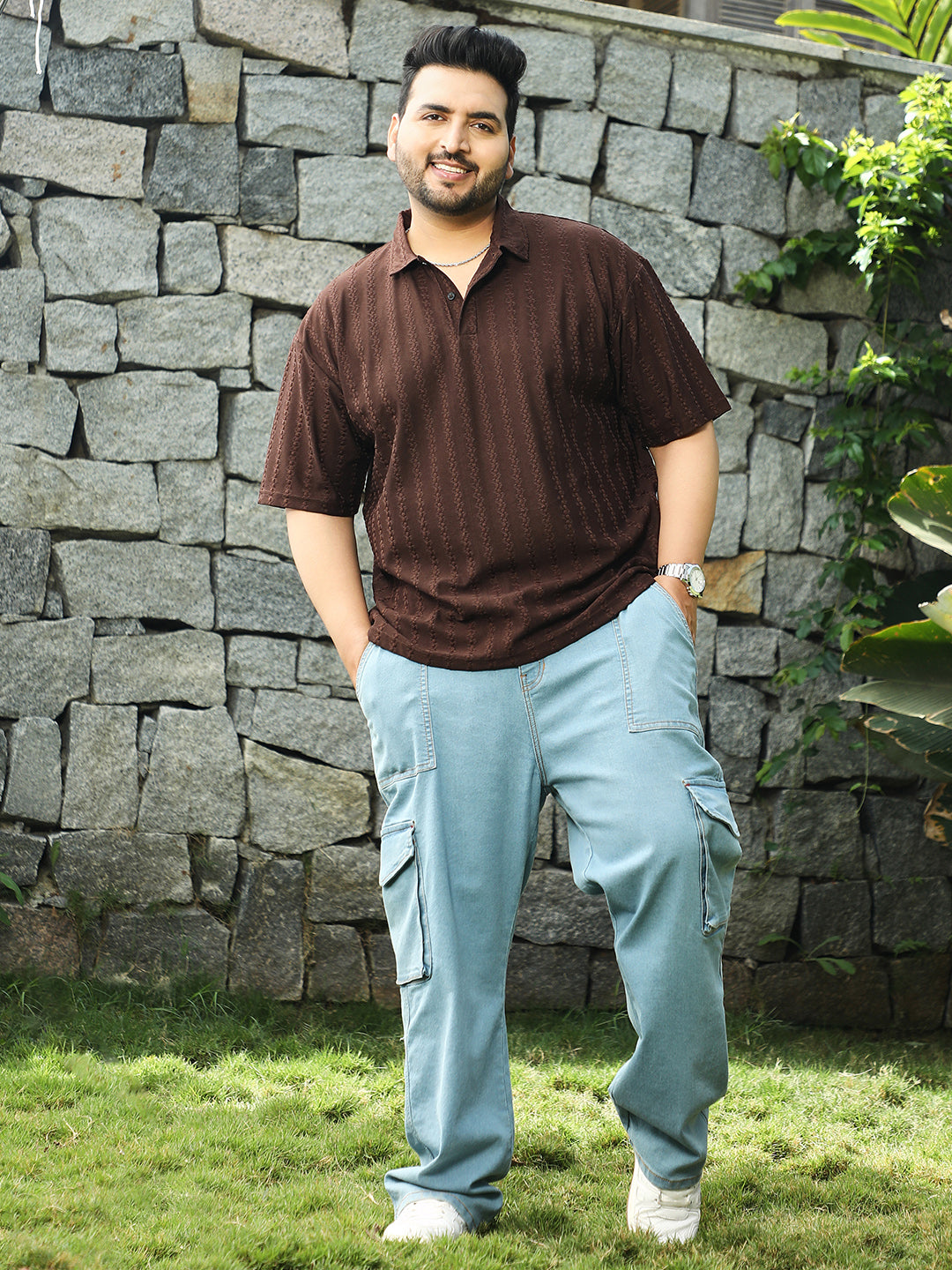Spiralknot-Tactile Polo T-Shirt