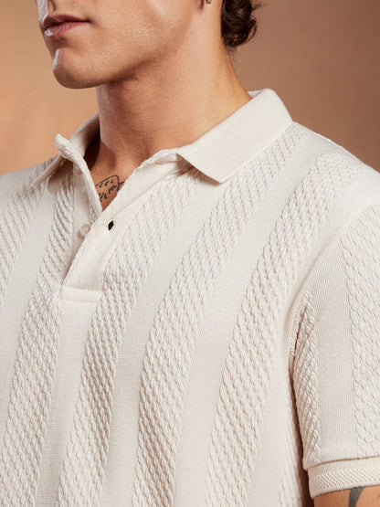 Bi-Panel Polo T-Shirt