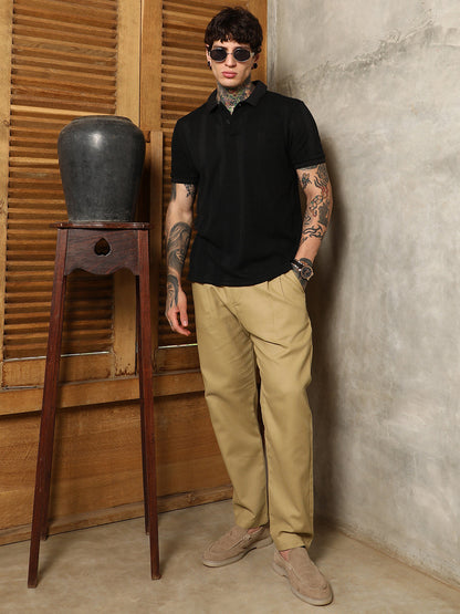 Bi-Panel Polo T-Shirt
