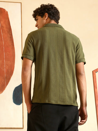 Bi-Panel Polo T-Shirt