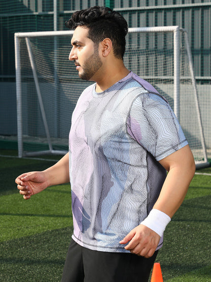 Lined-Dye Activewear T-Shirt