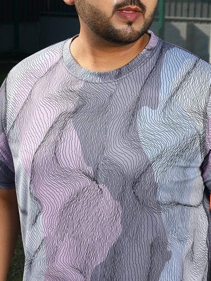 Lined-Dye Activewear T-Shirt
