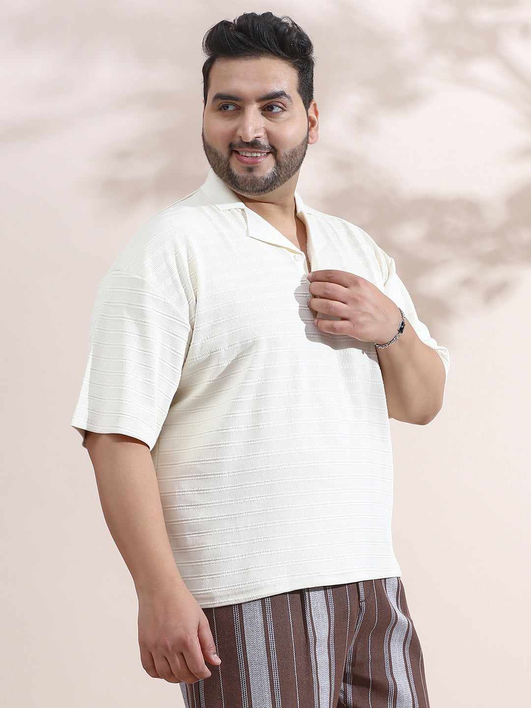 Coil-Tactile Cuban Polo T-Shirt