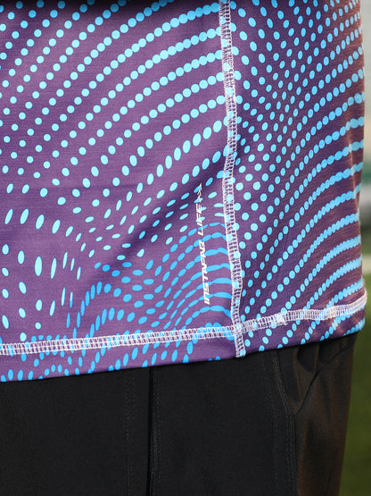 Polka-Swirl Activewear T-Shirt